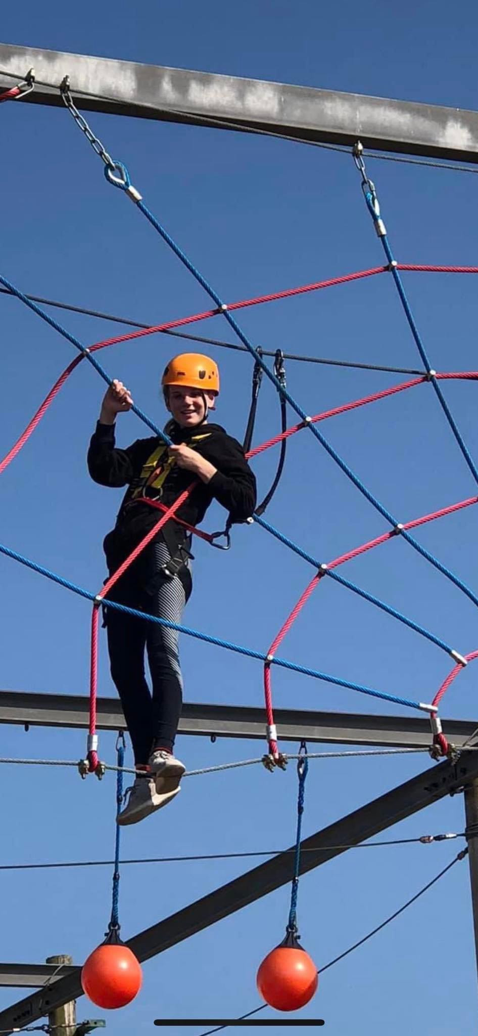 Holly on a family trip